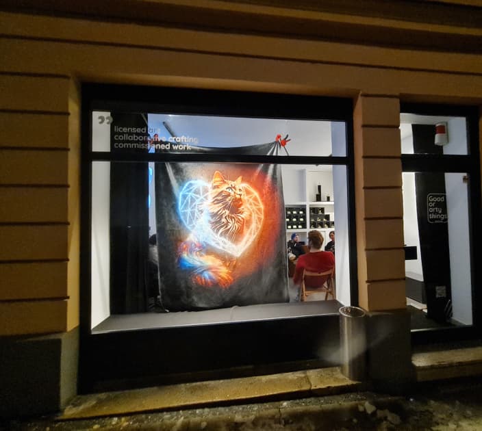 Good or arty things store detail 1